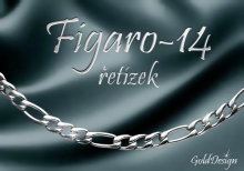 Figaro 14 - řetízek nerez ocel